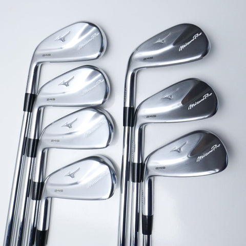 Used Mizuno Pro 245 Iron Set / 4 - PW / X-Stiff Flex / Left-Handed