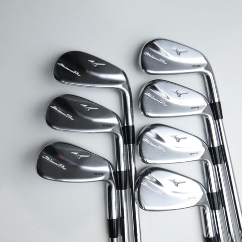 Used Mizuno Pro 245 Iron Set / 5 - PW + GW / X-Stiff Flex