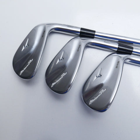 Used Mizuno Pro 245 Iron Set / 5 - PW + GW / X-Stiff Flex