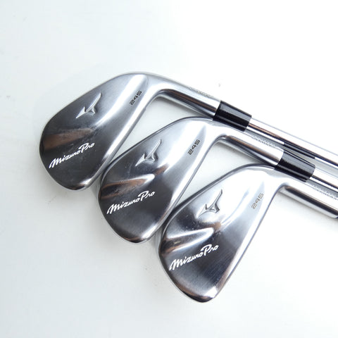 Used Mizuno Pro 245 Iron Set / 5 - PW / Regular Flex