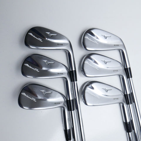 Used Mizuno Pro 245 Iron Set / 5 - PW / Stiff Flex