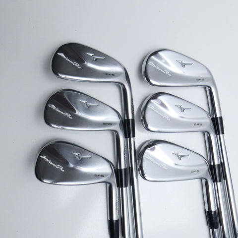 Used Mizuno Pro 245 Iron Set / 5 - PW / Stiff Flex