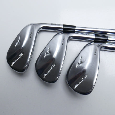 Used Mizuno Pro 245 Iron Set / 5 - PW / Stiff Flex