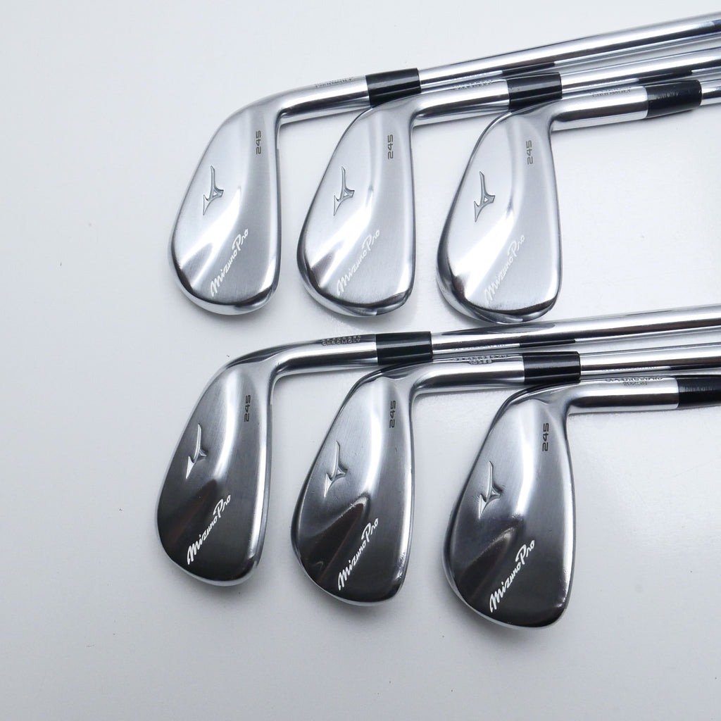 Used Mizuno Pro 245 Iron Set / 5 - PW / Stiff Flex