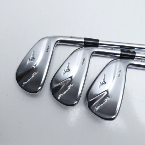 Used Mizuno Pro 245 Iron Set / 6 - PW + GW / Regular Flex