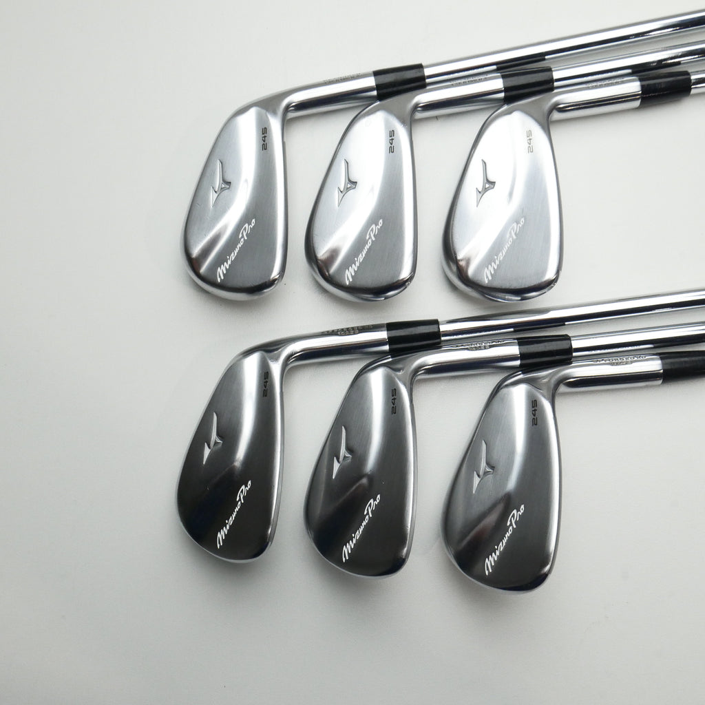 Used Mizuno Pro 245 Iron Set / 6 - PW + GW / Regular Flex