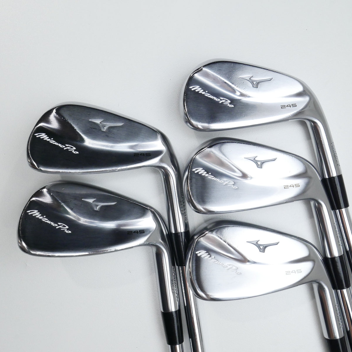 Used Mizuno Pro 245 Iron Set / 6 - PW / Regular Flex