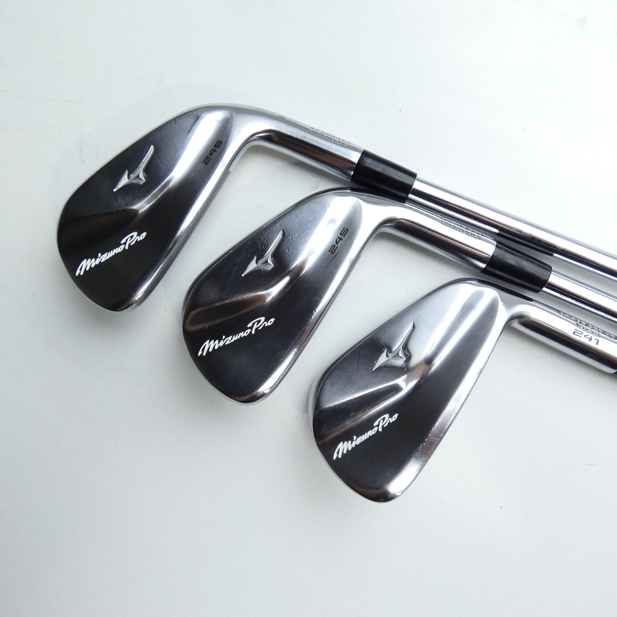 Used Mizuno Pro 245 & Pro 241 Combo Set Iron Set / 5 - PW / Stiff Flex