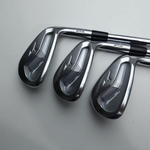 Used Mizuno Pro 245 & Pro 243 Combo Iron Set / 4 - PW / X-Stiff Flex