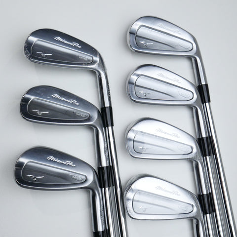Used Mizuno Pro M-13 Iron Set / 4 - PW / Stiff Flex