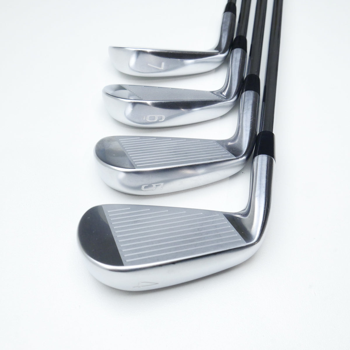 Used Mizuno Pro M-13 Iron Set / 4 - PW / Stiff Flex