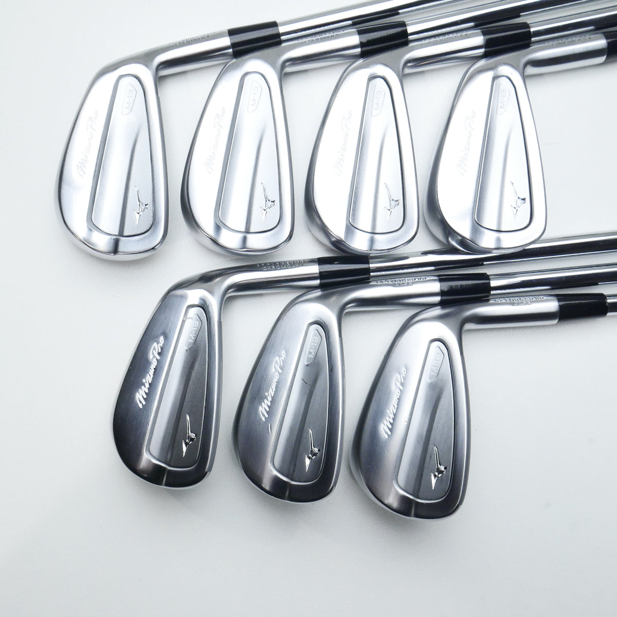 Used Mizuno Pro M-13 Iron Set / 4 - PW / Stiff Flex