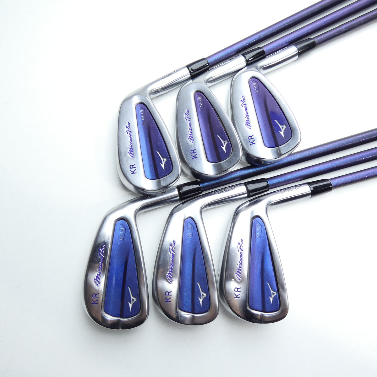 Used Mizuno Pro M-13 Iron Set / 5 - PW / X-Stiff Flex