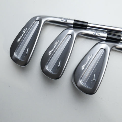 Used Mizuno Pro S-3 Iron Set / 4 - PW / Stiff Flex