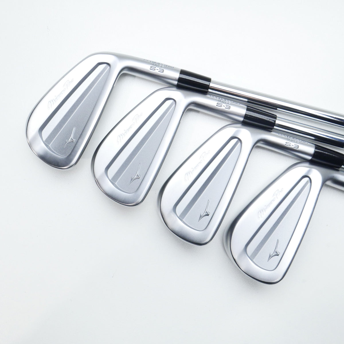 Used Mizuno Pro S-3 Iron Set / 4 - PW / Stiff Flex