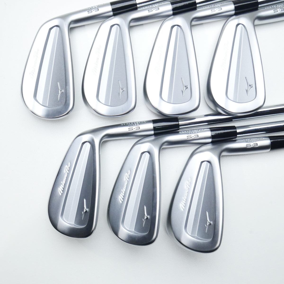 Used Mizuno Pro S-3 Iron Set / 4 - PW / Stiff Flex