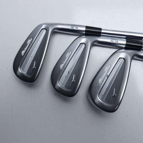Used Mizuno Pro S-3 Iron Set / 4 - PW / X-Stiff Flex
