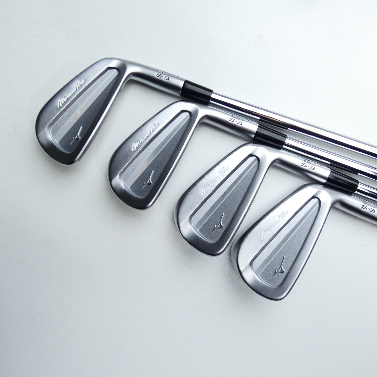Used Mizuno Pro S-3 Iron Set / 4 - PW / X-Stiff Flex