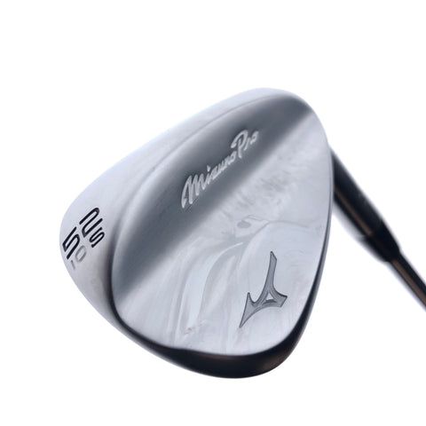 Used Mizuno Pro T-1 Soft White Satin Gap Wedge / 52.0 Degrees / Stiff Flex