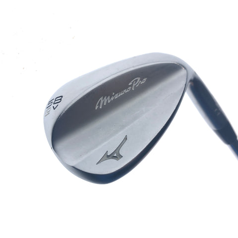 Used Mizuno Pro T-1 Soft White Satin Lob Wedge / 58.0 Degrees / Stiff Flex