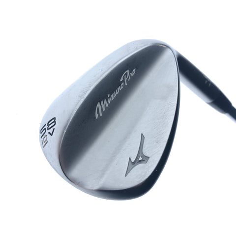 Used Mizuno Pro T-1 Soft White Satin Lob Wedge / 58.0 Degrees / Stiff Flex
