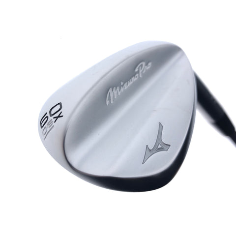 Used Mizuno Pro T-1 Soft White Satin Lob Wedge / 60.0 Degrees / Stiff Flex