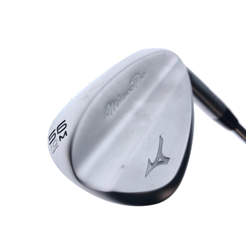 Used Mizuno Pro T-1 Soft White Satin Sand Wedge / 56.0 Degrees / Stiff Flex