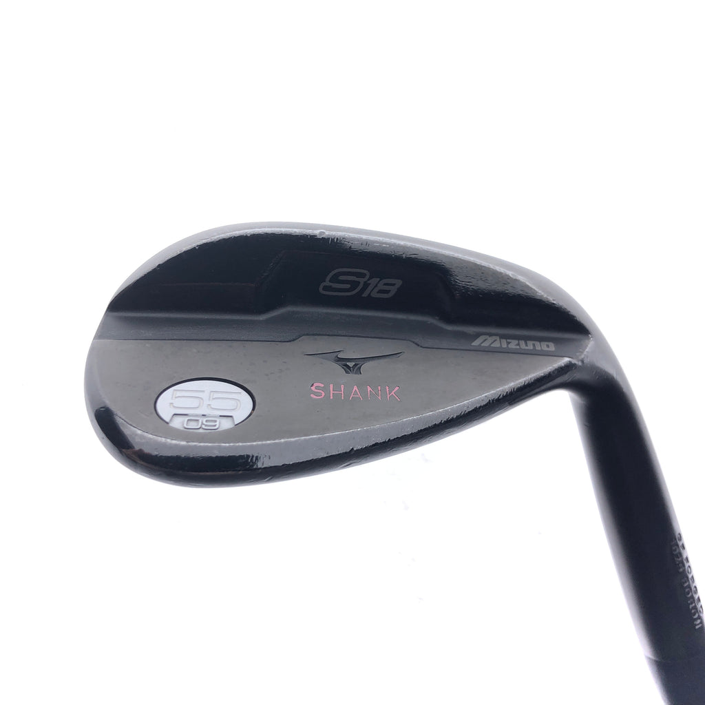 Used Mizuno S18 Gunmetal Black Gap Wedge Sand Wedge / 55.0 Degrees / X-Stiff Fl