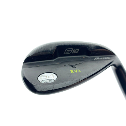 Used Mizuno S18 Gunmetal Black Sand Wedge / 54.0 Degrees / Stiff Flex