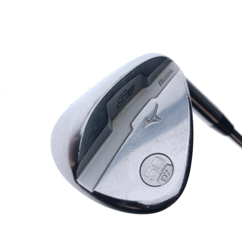Used Mizuno S18 White Satin Gap Wedge / 50.0 Degrees / Regular Flex