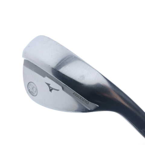 Used Mizuno S18 White Satin Gap Wedge / 50.0 Degrees / Wedge Flex