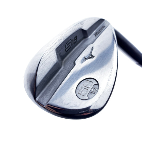 Used Mizuno S18 White Satin Lob Wedge / 58.0 Degrees / Wedge Flex