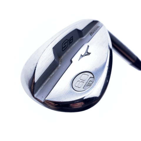 Used Mizuno S18 White Satin Lob Wedge / 60.0 Degrees / Wedge Flex