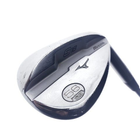 Used Mizuno S18 White Satin Sand Wedge / 56.0 Degrees / Regular Flex