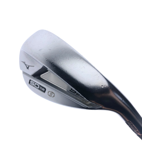 Used Mizuno S23 White Satin Gap Wedge / 50.0 Degrees / Stiff Flex
