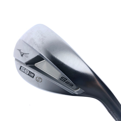 Used Mizuno S23 White Satin Lob Wedge / 58.0 Degrees / Stiff Flex