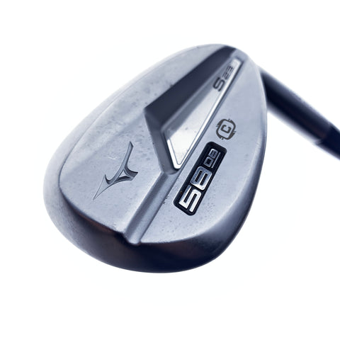 Used Mizuno S23 White Satin Lob Wedge / 58.0 Degrees / Wedge Flex