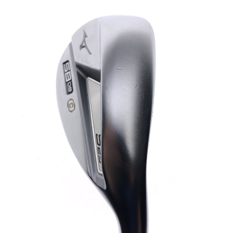 Used Mizuno S23 White Satin Lob Wedge / 58.0 Degrees / Wedge Flex