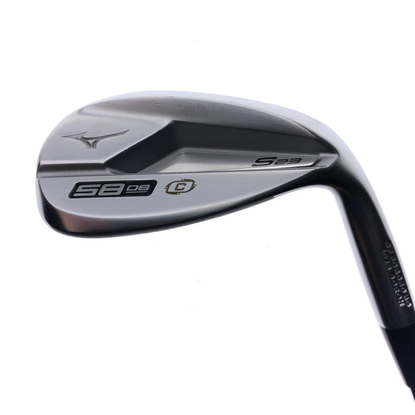 Used Mizuno S23 White Satin Lob Wedge / 58.0 Degrees / Wedge Flex