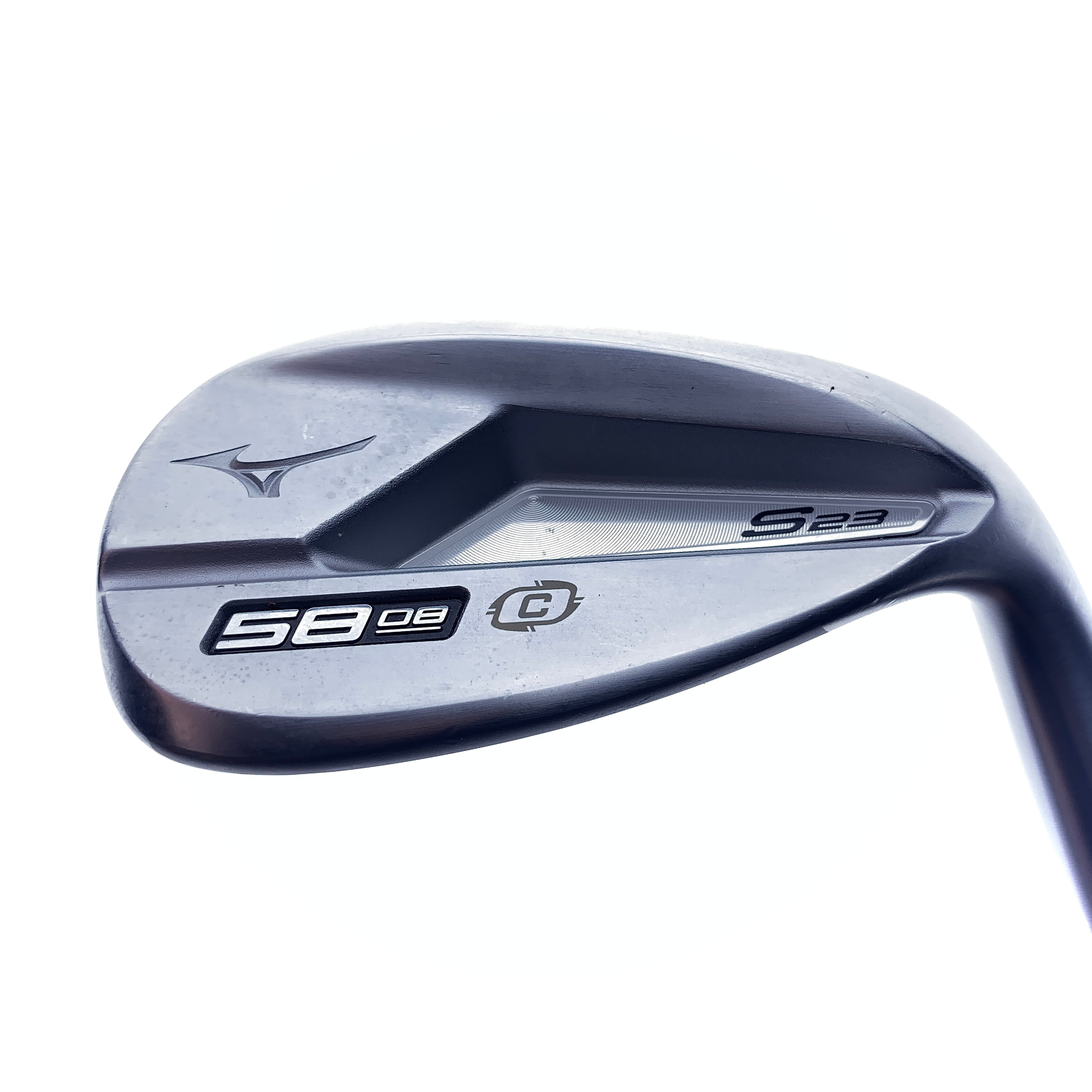 Used Mizuno S23 White Satin Lob Wedge / 58.0 Degrees / Wedge Flex