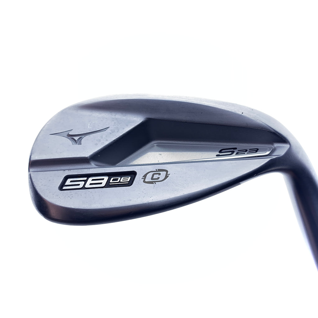 Used Mizuno S23 White Satin Lob Wedge / 58.0 Degrees / Wedge Flex