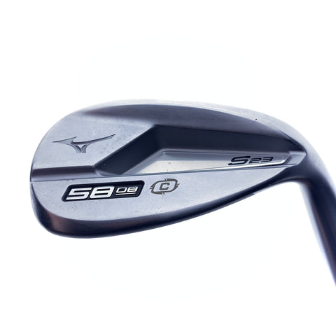 Used Mizuno S23 White Satin Lob Wedge / 58.0 Degrees / Wedge Flex