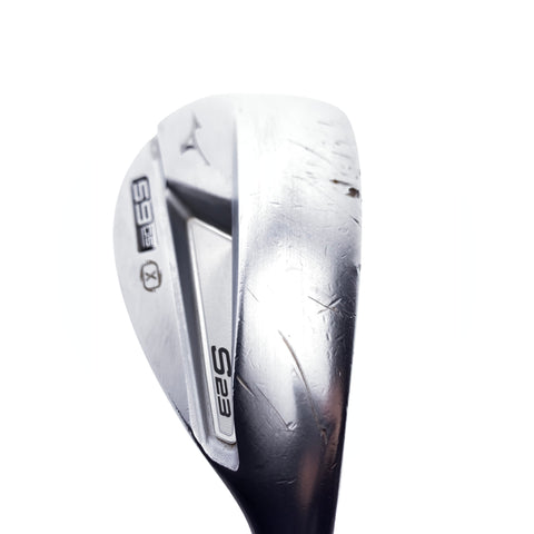 Used Mizuno S23 White Satin Lob Wedge / 59.0 Degrees / Wedge Flex