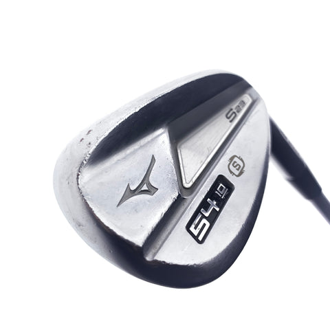 Used Mizuno S23 White Satin Sand Wedge / 54.0 Degrees / Stiff Flex