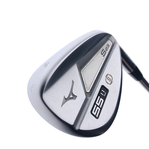 Used Mizuno S23 White Satin Sand Wedge / 55.0 Degrees / Stiff Flex