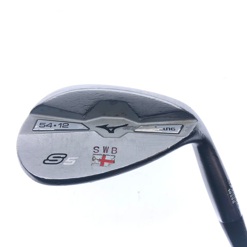 Used Mizuno S5 White Satin Sand Wedge / 54.0 Degrees / X-Stiff Flex