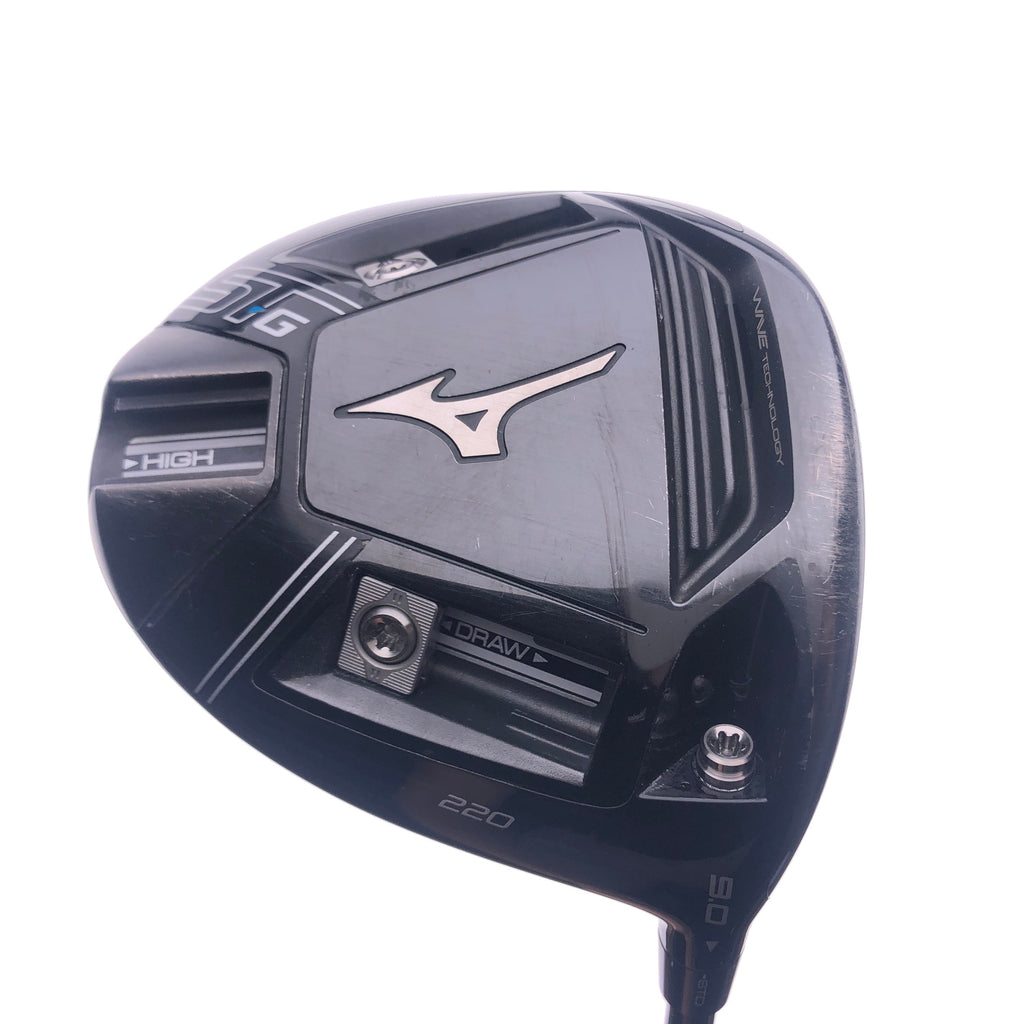 Used Mizuno STG 220 Driver / 9.0 Degrees / HZRDUS Smoke RDX Stiff Flex - Replay Golf 