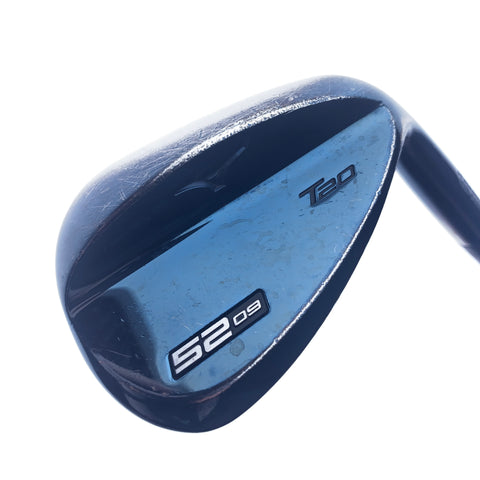 Used Mizuno T20 Blue Gap Wedge / 52.0 Degrees / Stiff Flex