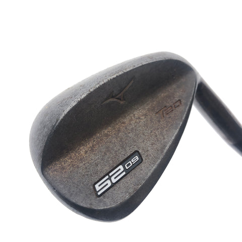 Used Mizuno T20 Raw Gap Wedge / 52.0 Degrees / Stiff Flex
