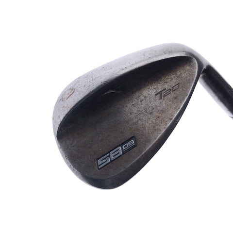 Used Mizuno T20 Raw Lob Wedge / 58.0 Degrees / X-Stiff Flex